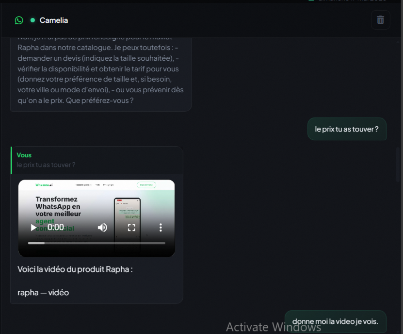 Testez votre assistant
